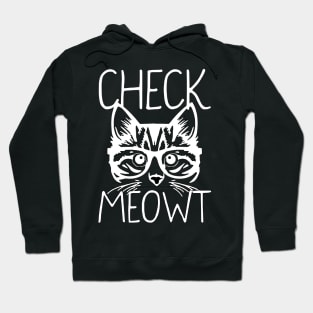 Check Me Out Cat Pun Hoodie